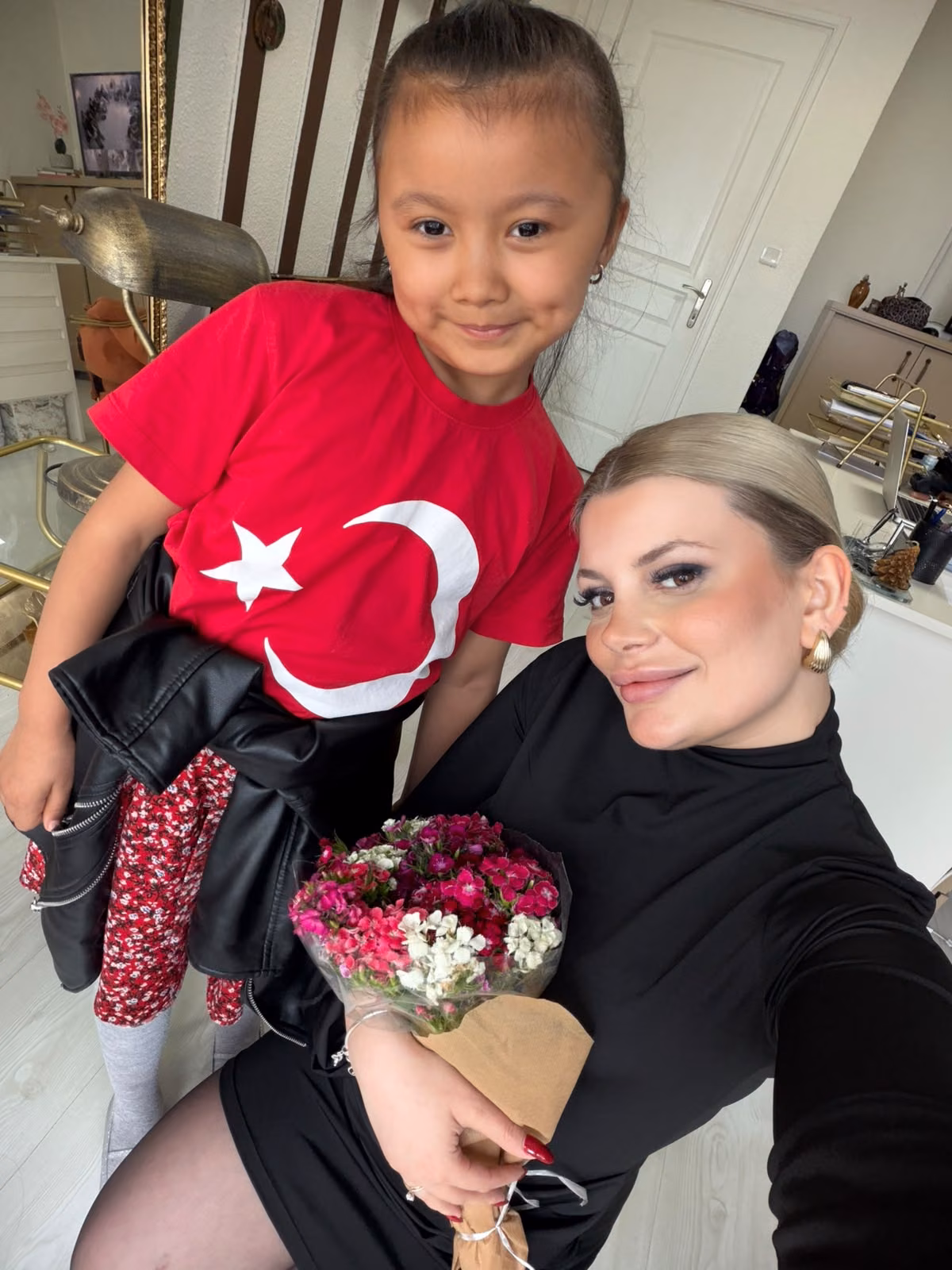 Çocuk kursiyerimizle mezuniyet anı